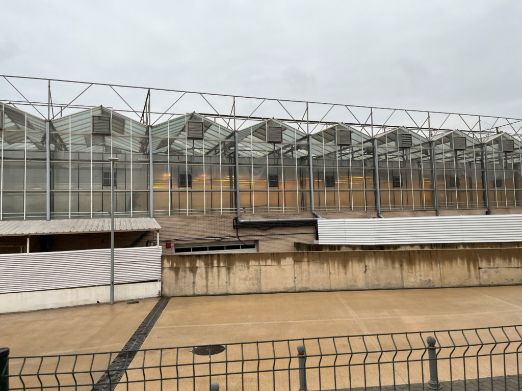 A partial view of one of the greenhouse facilities (IBMCP actually has two, this is the smaller one)